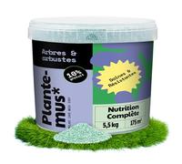 PLANTEMUS Engrais pour Arbres, Arbustes, Haies et Plantes d'Extérieur, Nutrition Complète pour la Végétation Extérieure, Granulé, 5,5 KG