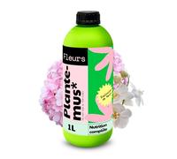 PLANTEMUS Engrais pour Fleurs, idéal pour les Orchidées, Roses, Hortensias et tout type de Plantes à Fleurs, Liquide à Absorption Rapide, 1 L