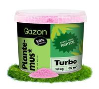 PLANTEMUS Engrais pour Gazon Effet Vert Turbo pour 60 m² | Microcristaux Ultrasolubles | Vert Intense en 7-9 Jours | Engrais Azoté - Technologie Allemande 1.8 kg