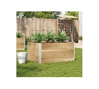 vidaXL Jardinière 120x80 cm pin massif