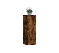 vidaXL Support pour plantes 33x33x100 cm 2 pcs Chêne fumé Bois composite