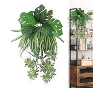 Plantes Artificielles Interieur 1 Monstera 2 Plante Araignée Artificielle