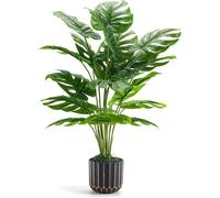 Plantes Artificielles Interieur Monstera En Pot,71Cm Fausse Plante Idéal Pour La Décoration De Salon,Chambre,Bureau Et Jardin（1 Po