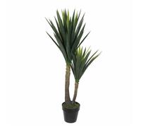 MICA Decorations Palmier Yucca Artificiel dans Un Pot en Plastique - H 120 x D 60 cm