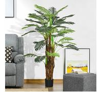 Plantes Artificielles,Palmier Artificiel 160cm,Arbre Artificiel avec 36 Branches,Plante de Décoration pour intérieur,extérieur,Vert