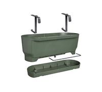Planteur de balcon Greenville Easy Balcony 52 rond vert