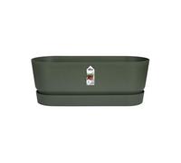 Planteur ovale GREENVILLE - Plastique - Ø50 - Leaf Green