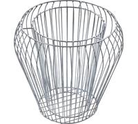 Planteuse de gabions, acier galvanisé durable, design polyvalent, argenté