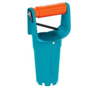 Gardena Plantoir à bulbes 3412-20 8 cm – acier haute qualité, jauge de profondeur, ouverture auto