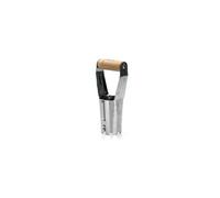 Plantoir à bulbes 230mm Outil de jardin Manche bois Inox Haute qualité