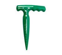 Plantoir de jardin outils à main avec manche long réglable | Planteur à bulbes et butée pour semis pour tomates, concombres, jardinières, serres, jardins
