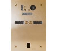 Plaq Video Alu 2R 2 Bp 2Voice Champagne - Urmet Série V83 V83/202CH