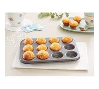 Plaque 12 mini-muffins acier revêtement antiadhérent 26 cm Mathon