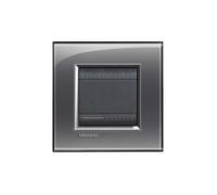 Plaque 2 Modules Bticino Living Light Brouillard Carré