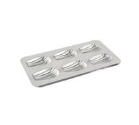 Moule à 6 Madeleines en Fer Blanc GOBEL Taille Gourmande