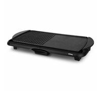 Plaque à frire électrique Wëasy STO52 avec grill, 2000 W, surface large, noir GRX330, aluminium