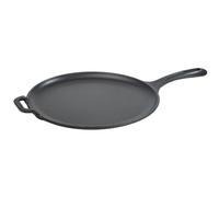 Plaque à Griller Comal en Fonte Émailleé Induction pour Pizza 30cm Feu, Barbecue 36379 Vict