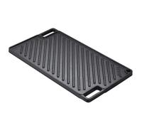 Plaque à Griller - VEVOR - 425 x 246 x 16 mm en Font Anti-adhésive,Épaisseur 3,3 mm, pour Gazinière Cuisinière à Gaz à 2 Brûleurs