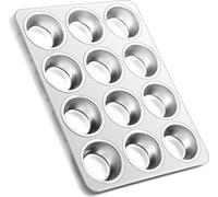 Plaque à muffins en acier inoxydable pour 12 muffins Moule à muffins