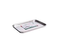 Di.Mo commerciale Plaque à pâtisserie Steel Pan 45x28x2 cm Acier inox Argent G