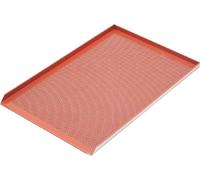 Plaque à pâtisserie en aluminium, Perforée Avec Revêtement Silicone, Épaisseur 1,5 Mm, 600X400 Mm