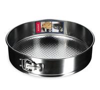 Plaque à pâtisserie KADAX, moule à gâteau, moule à gâteau rond, 30 cm, argent