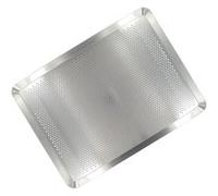 Zenker 1540350 Plaque de cuisson perforée en aluminium Gris 40 x 30 x 1,5 cm