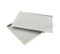 Plaque à Pâtisserie, Plaque de Cuisson Au Four, Plaque de Cuisson pour Pâtisserie Feuilletée, Plaque pour Pizza, Outil de Cuisson, Plaque Pâtissière En Aluminium Perforée 40 X 30 Cm, Épaisseur 2mm