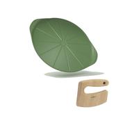 COOKUT Le formidable plat à pizza avec coupe pizza - Dimension : 33 cm - couleur Fougère (vert)