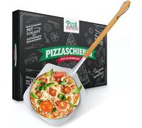 Plaque à pizza en aluminium de 83 cm, de forme rectangulaire aux angles arrondis, pour four à pizza et barbecue