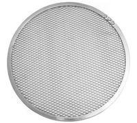 FMprofessional Plaque de cuisson ronde aluminium perforée 33×33×0,3 cm pour pizza – 1 pièce