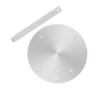Plaque Adaptateur Induction en Acier Inoxydable, 1 Set | Disque de Cuisson pour Casseroles, Transfert Thermique Stable, Argenté, Facile à Nettoyer et Ranger