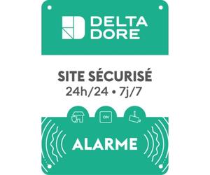 Plaque alu site sécurisé Delta Dore - Delta Dore 6416239