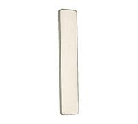 Plaque aveugle sans perçage pour porte - alu champagne - Riviera VACHETTE