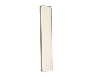 Plaque aveugle sans perçage pour porte - alu champagne - Riviera VACHETTE