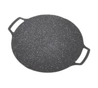Plaque BBQ coréenne Barbecue Grill Non Stick Circular Frying Pan for Home Outdoor Stove Gas Type 36cm