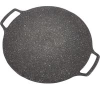 Plaque BBQ Coréenne Barbecue Grill Non Stick Circular Frying Pan for Home Outdoor Stove Universal Type 36cm
