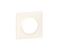 Plaque carrée DOOXIE finition blanc 1 poste - - 600801