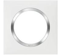 Plaque 1P blanc chrome Dooxie