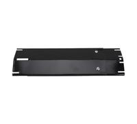 Plaque Chauffante de Gril Réglable en Acier Inoxydable Noir 11,75-21 | Déflecteur de Chaleur, Structure Épaisse à Bords Repliés, Finition Lisse sans Bavures, pour Barbecue Gaz