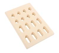 Plaque Chauffante de Remplacement Briquettes Céramique, pour Gril | Format, Surface Lisse Non Absorbante, Finition Émaillée Beige, pour Barbecue et Fumage