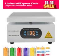 Plaque chauffante de soudage électrique 700/500W/350W, plaque chauffante de soudage par micro-ordinateur, Table de travail pour soudeur de préchauffage 500W 15cm