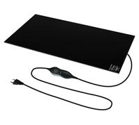 Plaque chauffante Chauffage de bureau infrarouge 150Watt Chauffage de table Chauffage de bureau Variateur 30x60cm