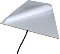 Plaque chauffante infrarouge de table en fibre, autocollante, 150 watts, variateur inclus - Quality Heating