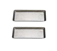 Plaque chauffante rectangulaire en acier inoxydable pour barbecue - 2 supports de cuisson efficace en plein air
