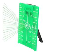 Plaque cible de niveau Laser mètre de niveau Laser à ligne croisée à Double échelle, plaque de carte cible Laser de sol magnétique pliable(Vert)
