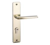 Plaque clé I pour poignée de porte - alu champagne - Riviera VACHETTE