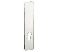 Plaque clé I sans trou de poignée - alu argent - EA 195 mm - Golf VACHETTE