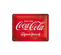Plaque Coca Cola en métal 20x15 cm