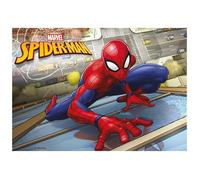 Plaque comestible pour gâteau - DEKORA - Spiderman - 15x21cm - Rouge/Bordeaux